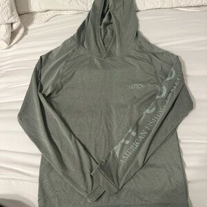 AFTCO Green Kids Hoodie performance size youth XS
